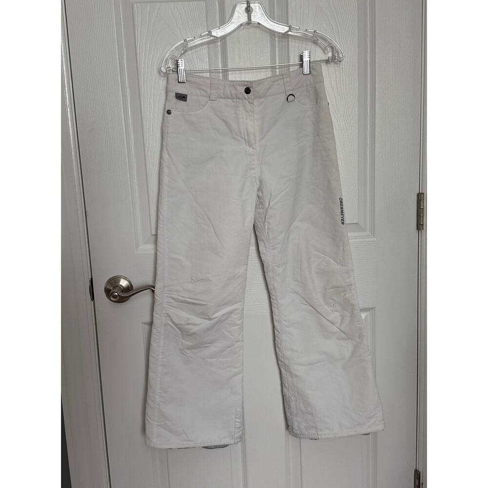 Obermeyer Hydro Block white youth ski snowboard pants youth 12 years - Picture 3 of 14